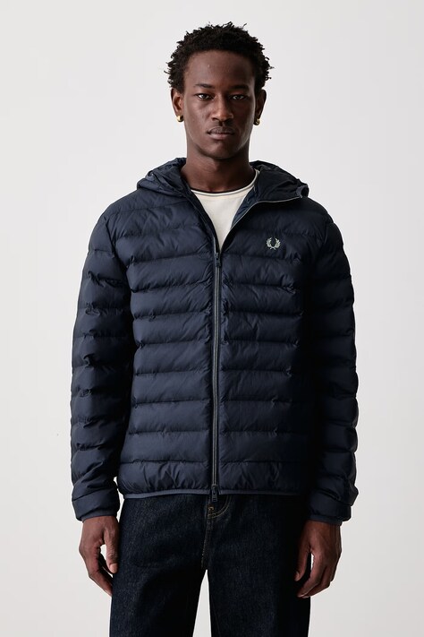 Fred Perry Kurtka pikowana męska granatowa J8553