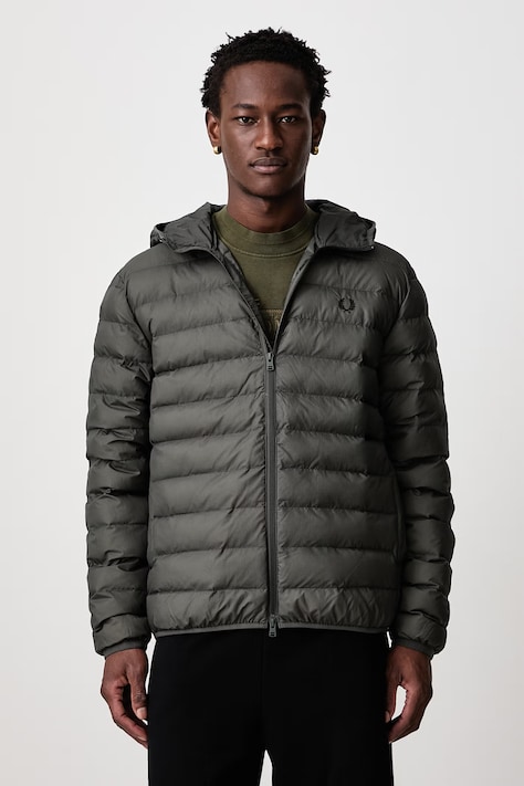Fred Perry Krótka kurtka męska zielona J8553