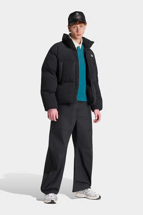 adidas Originals Kurtka pikowana męska sztruksowa Corduroy czarna KR7209