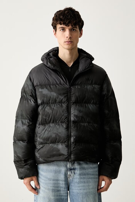 adidas Originals kurtka pikowana męska Camo Regen czarna KR7200