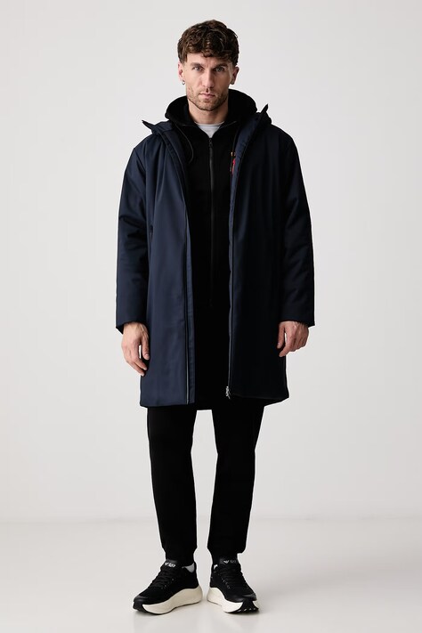 EA7 Emporio Armani Długa kurtka męska granatowa AF15952.7M002377