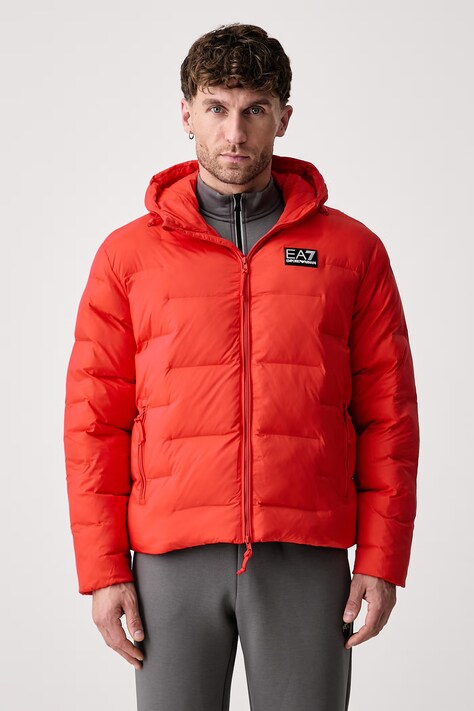 EA7 Emporio Armani Krótka kurtka męska czerwona AF15956.7M002387