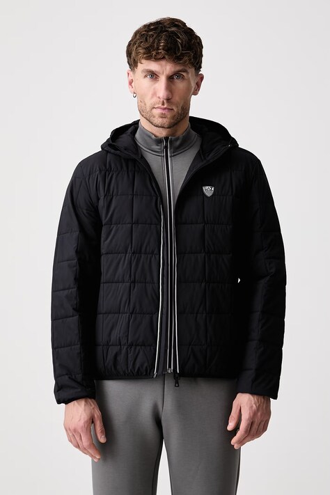 EA7 Emporio Armani Kurtka pikowana męska czarna AF21509.7M001514