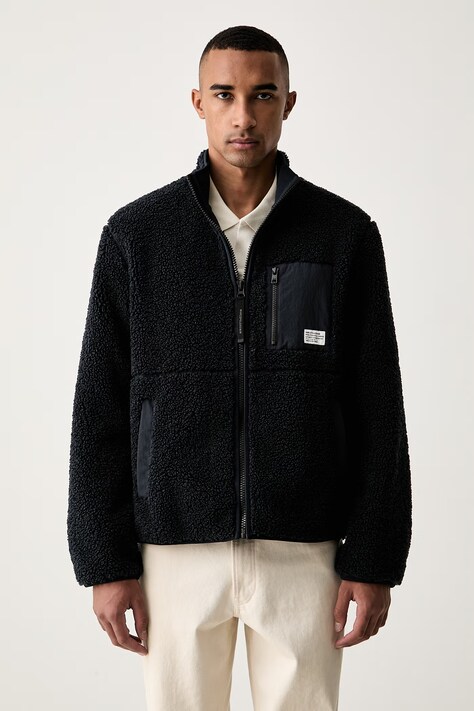 Marc O'Polo bluza polarowa męska granatowa 5000009973