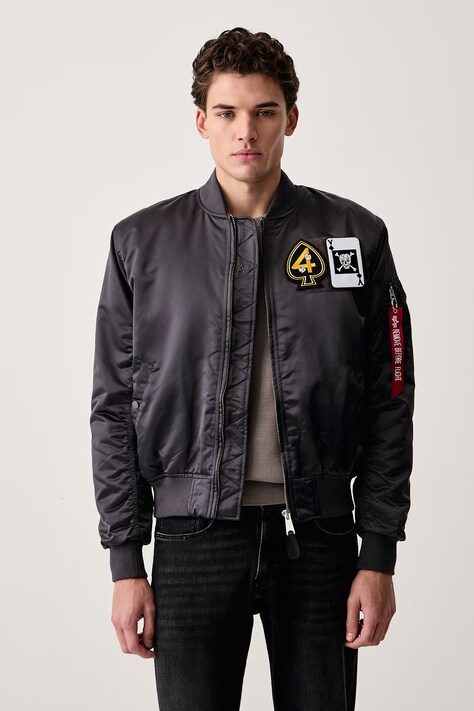 Alpha Industries Bomberka męska MA-1 Black Devils Bomber szara 268158
