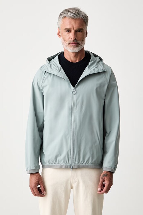 Barbour kurtka przejściowa męska Stoneport turkusowa MSP0191