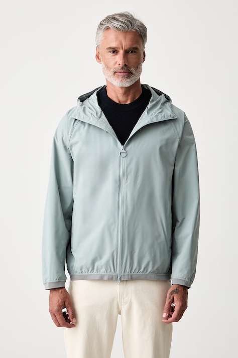 Barbour kurtka przejściowa męska Stoneport turkusowa MSP0191
