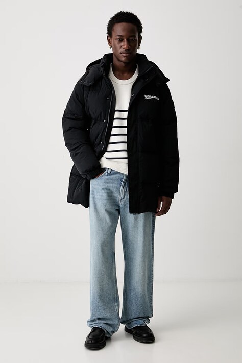 Karl Lagerfeld Jeans стьобана куртка чоловіча — AW26-KUMZS6, чорний — фото 2