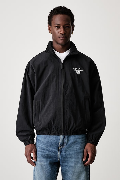 Carhartt WIP Travon μεταβατικό μπουφάν ανδρικό μαύρο I036800
