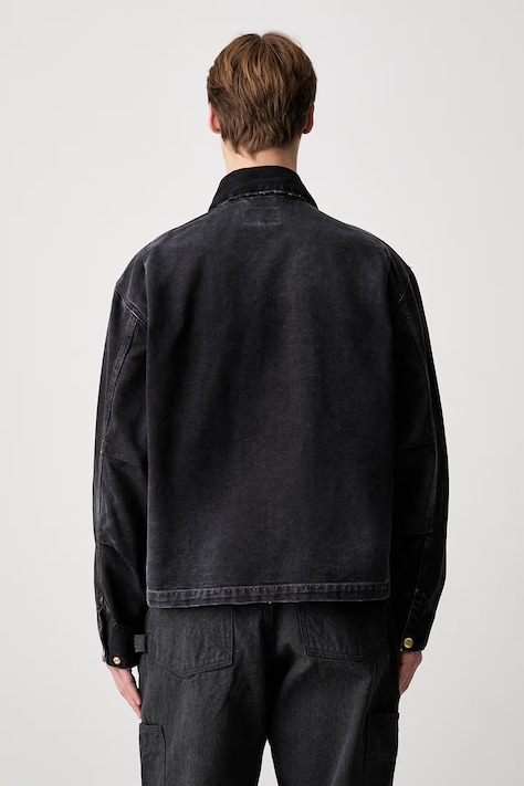 Carhartt WIP OG Arcan giacca corta in cotone da uomo nera I036867