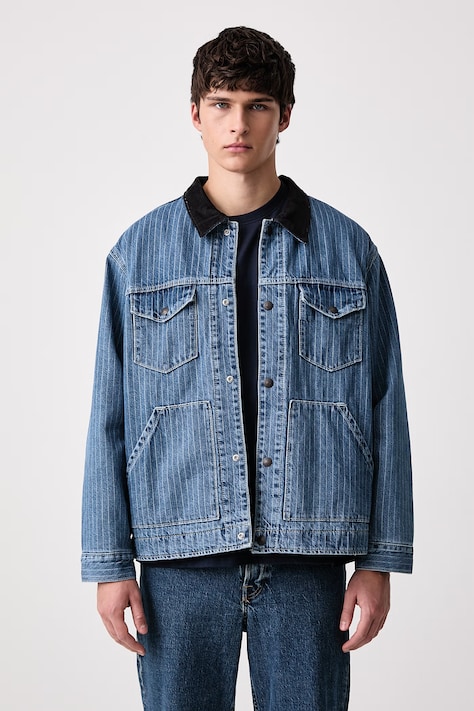 Levi's Prijelazna jakna za muškarce traper MUNROE plava 007X3