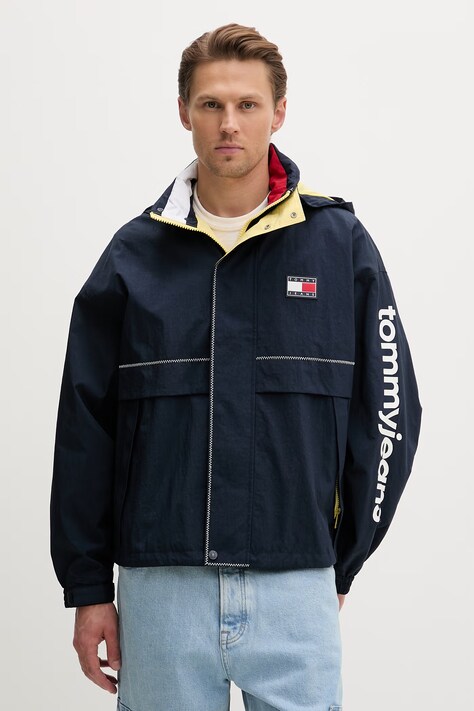 Tommy Jeans kurtka przejściowa męska granatowa DM0DM23225
