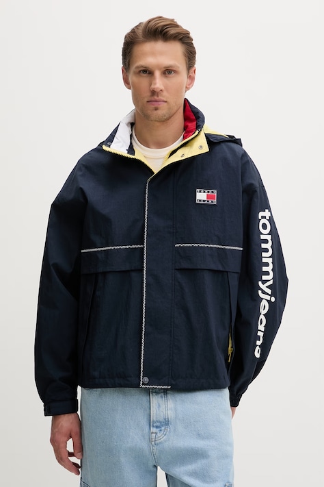 Tommy Jeans kurtka przejściowa męska granatowa DM0DM23225