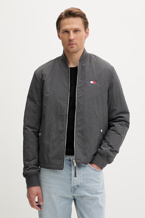Tommy Jeans bomberka męska szara DM0DM22845