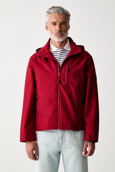 Tommy Hilfiger prijelazna jakna za muškarce bordo MW0MW44299