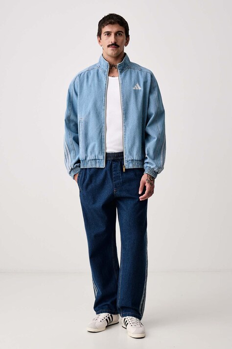 adidas Kurtka jeansowa męska jeansowa Denim Pack niebieska KV8347