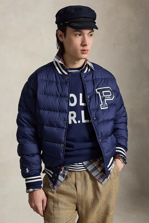 Polo Ralph Lauren kurtka puchowa męska granatowa 710B17649