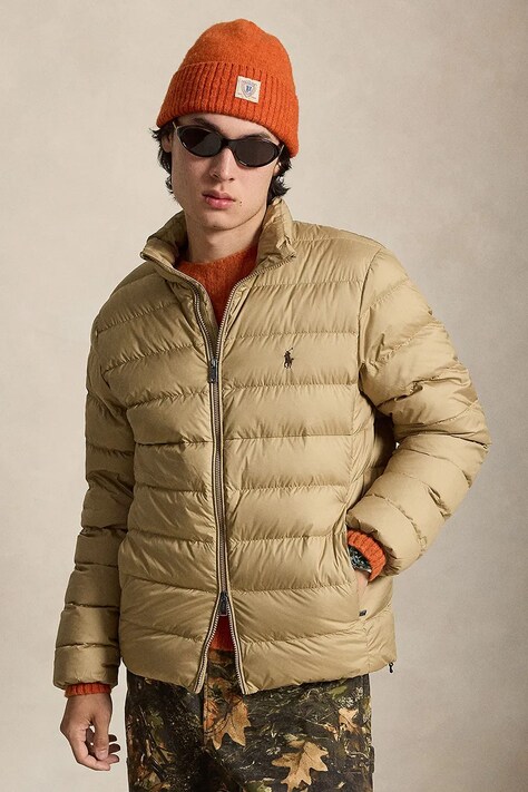 Polo Ralph Lauren kurtka pikowana męska beżowa 710B20424