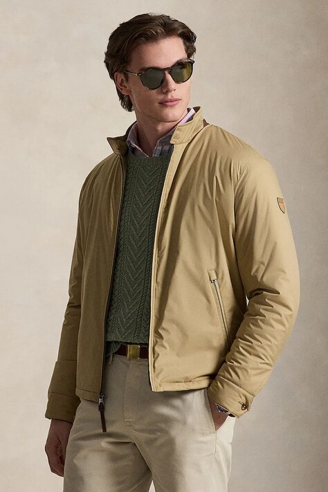 Polo Ralph Lauren kurtka przejściowa męska beżowa 710967736