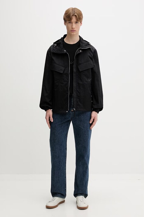 Kenzo kurtka przejściowa męska czarna FG65BL1189NF