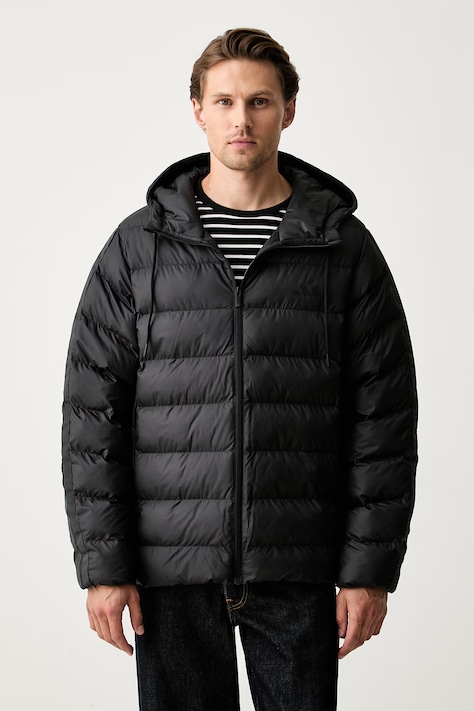 adidas kurtka pikowana męska Essentials czarna KE8328