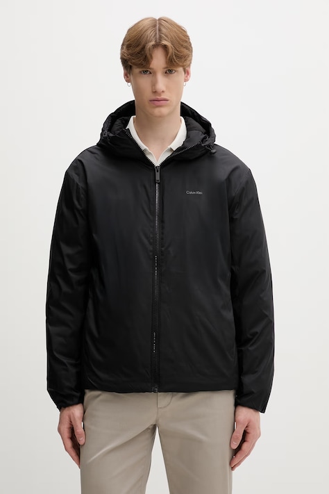 Calvin Klein prechodná bunda pánska čierna LV04LF503G