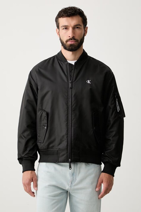 Calvin Klein Jeans bomberka męska czarna LV04RG505G