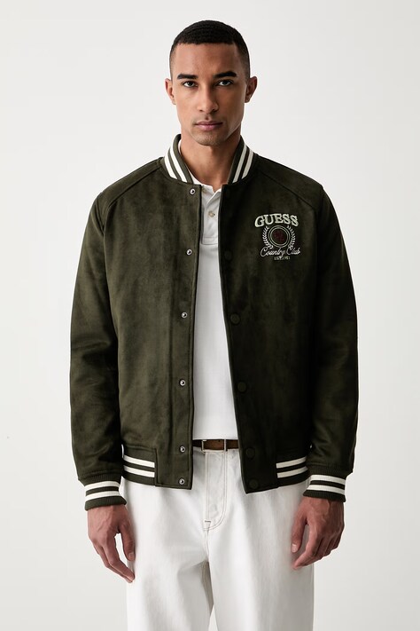 Guess ανδρικό bomber πράσινο M6YL23 W2814