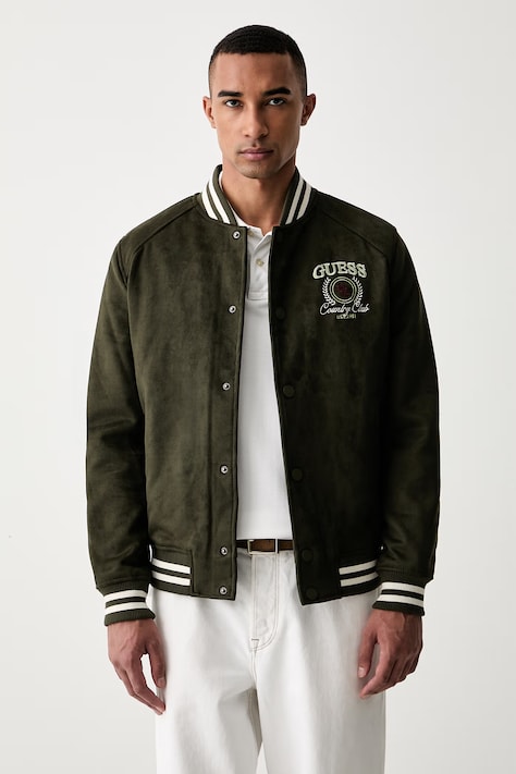 Guess ανδρικό bomber πράσινο M6YL23 W2814