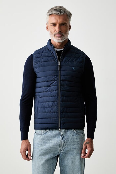 Hackett London bezrękawnik męski granatowy HM4000197