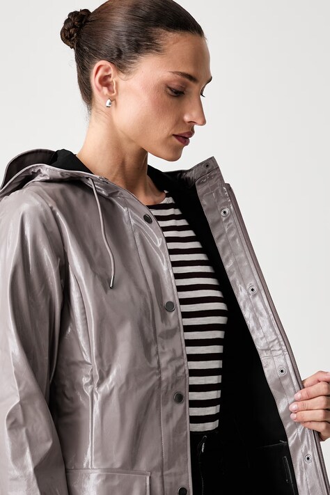 Rains демісезонна куртка Curve Long Jacket W3 — фото 6