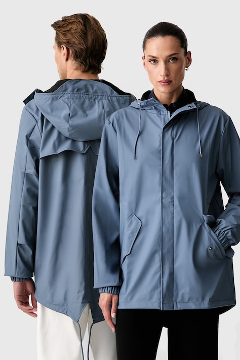 Rains αδιάβροχο μπουφάν Fishtail Jacket W3 μπλε 18010