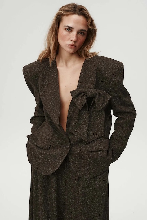 Undress Code Sako za žene od vune Liberté smeđi 1357