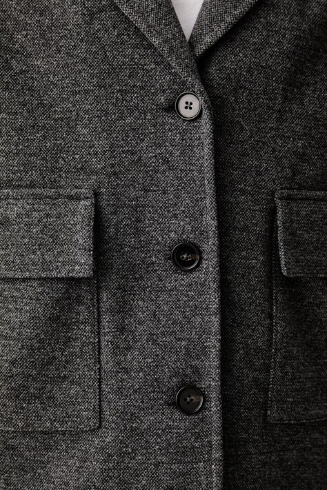 Marc O'Polo однобортний піджак жіночий — AW26-KZDZU4, сірий — фото 5