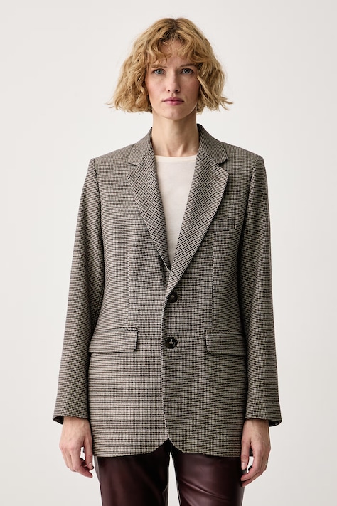 A.P.C. Marynarka jednorzędowa damska z wełną veste annie beżowa PSAHE.F03240