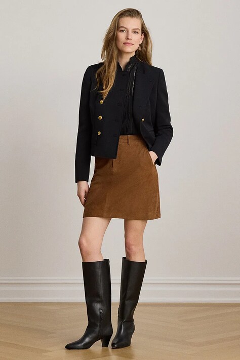 Lauren Ralph Lauren двобортний піджак жіночий — AW26-KZDZW7, чорний — фото 3