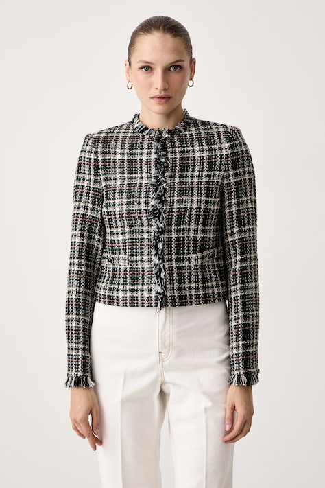 Twinset Giacca da donna con cotone nera 262AT2010