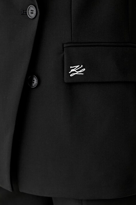 Karl Lagerfeld двобортний жилет жіночий — AW26-KZDZY0, чорний — фото 5