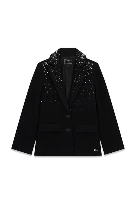 Guess Marynarka z wiskozą czarna J6BN01 K6031