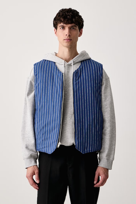 MSGM Bezrękawnik dwustronny męski niebieski 4140MW01A.267516