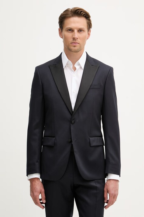 BOSS marynarka męska H-Huge-Tux-P-B1 granatowa 50469170