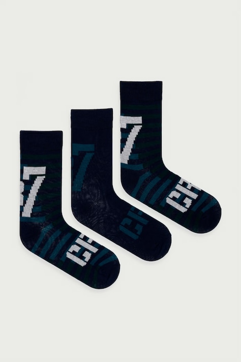 CR7 Cristiano Ronaldo Skarpety dziecięce 3-pack granatowe 8470