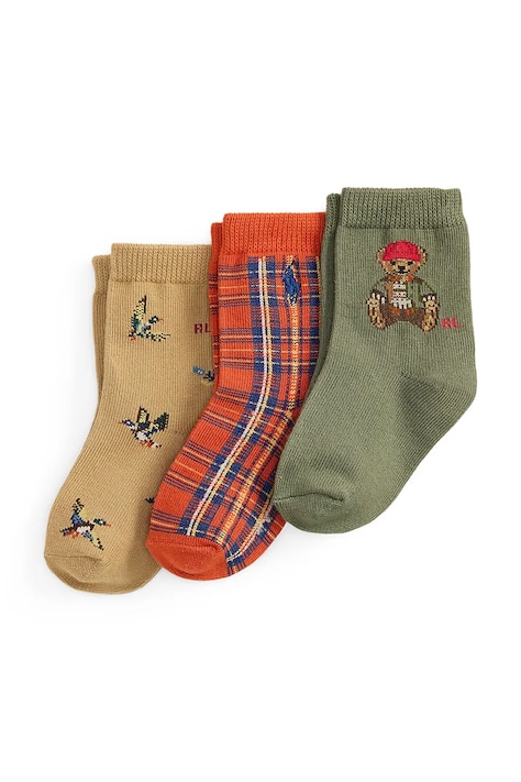 Polo Ralph Lauren Чорапи за деца 3 броя многоцветни 441P19555001