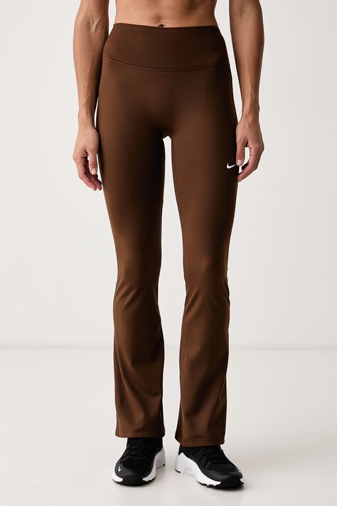 Nike Legginsy sportowe Nike One brązowe high waist IB9135.259