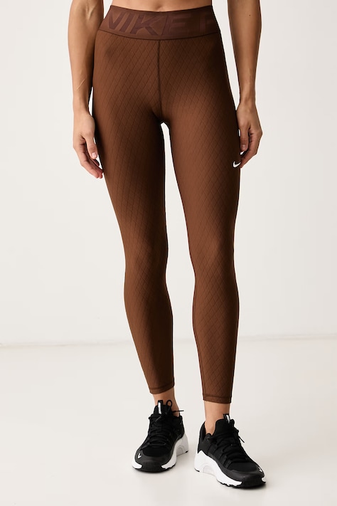 Nike Legginsy sportowe damskie Nike Pro Sculpt Therma-FIT brązowe regular waist IM9749.259