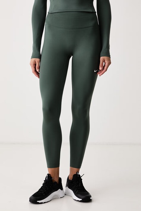 Nike Legginsy sportowe damskie Nike One zielone high waist IO0579.303