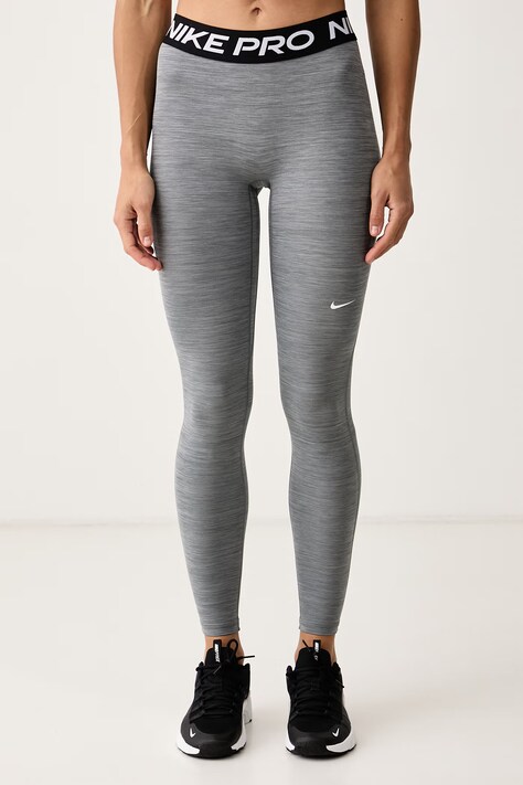 Nike Legginsy sportowe damskie Nike Pro szare regular waist IQ0886.084