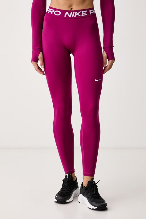 Nike Legginsy sportowe damskie Nike Pro fioletowe high waist IQ0886.630