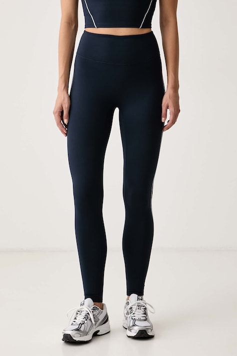 Le Privé Legginsy damskie IVY LEGGINS granatowe high waist LP00711