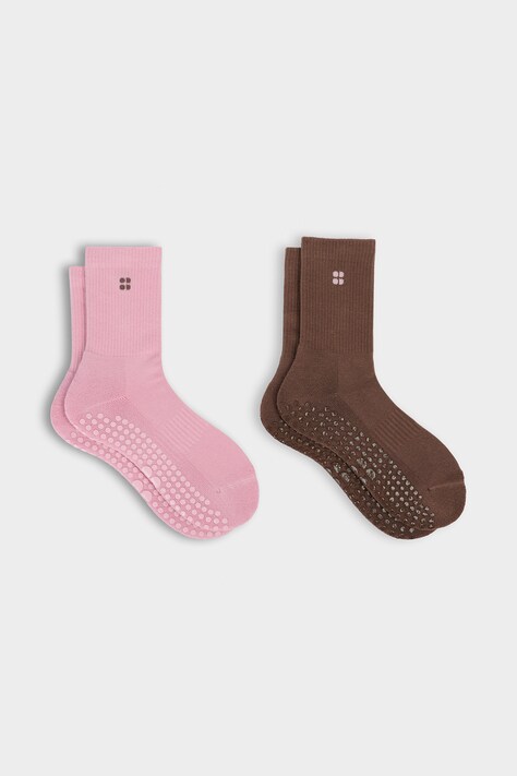 Sweaty Betty Skarpety sportowe damskie 2-pack różowe SB10364